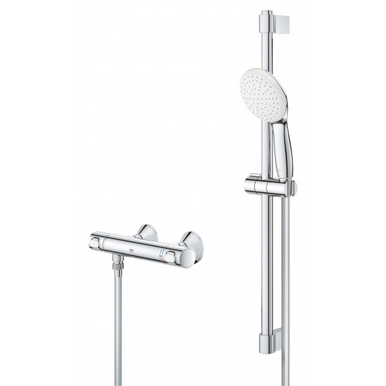 Термостат для душу Grohe Grohtherm 500 з душовим гарнітуром (34796001)