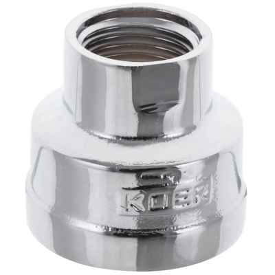Муфта редукционная 1/2"х1" (хром) Koer KF.C0610.chr (KF0119)