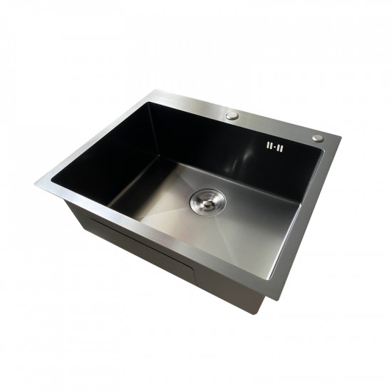 Мойка Mixxus MH5843 Micro Decor Graphite (3.0/0.8) из нерж. стали (цвет графит) (MI8217)