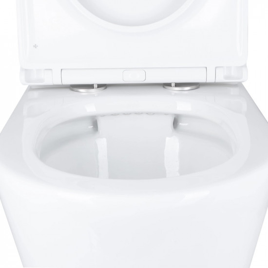 Унітаз-компакт Mixxus BEVEL-0405-R 605х370х800mm, система змиву RIMLESS (MI6728)