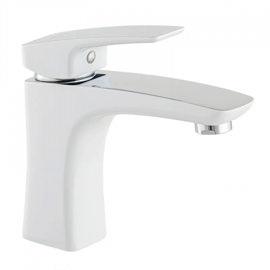 Смеситель для раковины Mixxus Premium Patrick 001 гайка (White) (MI5853)