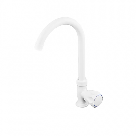 Кран для холодной воды Plamix Mono-005 White (PM0675)