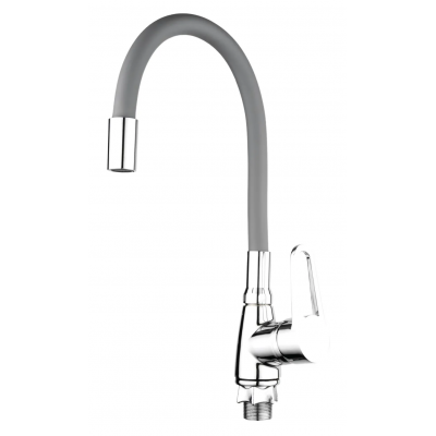 Змішувач для кухні Mixxus Elba 014 (Nut) Refl.Grey (без підведення) (MI6308)