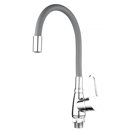 Змішувач для кухні Mixxus Elba 014 (Nut) Refl.Grey (без підведення) (MI6308)