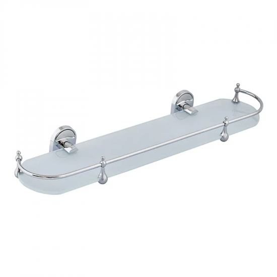 Полиця у ванну скляна Zerix AFB-0121-1 (ZX5043)