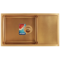 Мойка Mixxus MX7844-200-x1.2-PVD-Gold (MX0563)