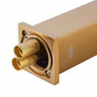 Змішувач для умивальника Haiba GAUDI 001 (HIGH) BRUSHED GOLD (HB9597)