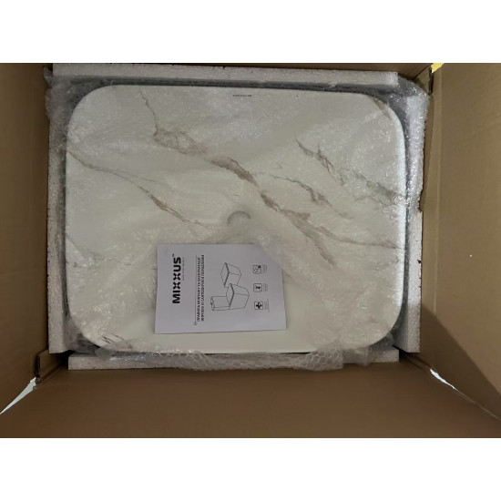 Раковина накладная MIXXUS PREMIUM DIVERSE-0110 MARBLE-BLACK 500х390х130mm (MP6517)