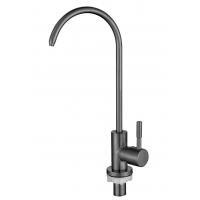 Кран для питьевой воды Mixxus MONO-07.SUS FILTER Graphite из нержавеющей стали (MI6562)