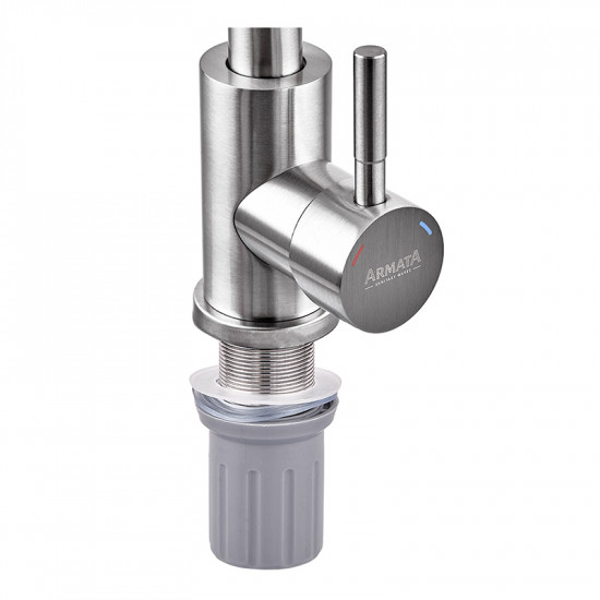 Змішувач для умивальника Armata SUS-001-C з нерж. сталі  (CH6478)