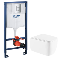 Комплект Grohe Set Унітаз DIVERSE-0301-T1 + Інсталяція Grohe Rapid SL 38772001 (38772001DIVERS0301T