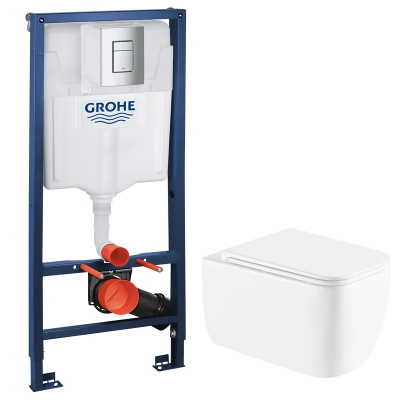 Комплект Grohe Set Унітаз DIVERSE-0301-T1 + Інсталяція Grohe Rapid SL 38772001 (38772001DIVERS0301T