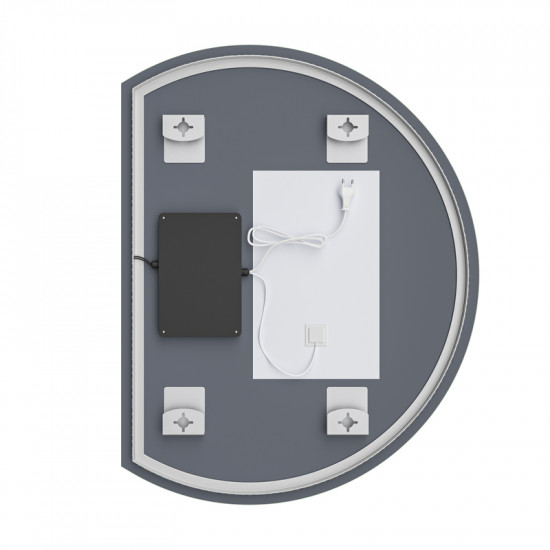 Зеркало Mixxus Premium TOPPER MS01-90x70-REVERSE (LED Touch, Anti-fog, димер (3-6,5kK)) (MP6632)