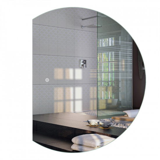 Зеркало Mixxus Premium TOPPER MS01-90x70-REVERSE (LED Touch, Anti-fog, димер (3-6,5kK)) (MP6632)