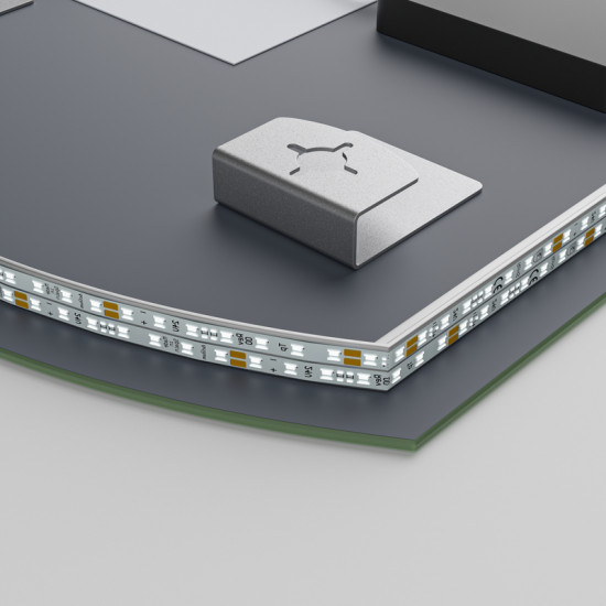 Зеркало Mixxus Premium TOPPER MS01-90x70-REVERSE (LED Touch, Anti-fog, димер (3-6,5kK)) (MP6632)