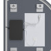 Зеркало Mixxus Premium TOPPER MS01-90x70-REVERSE (LED Touch, Anti-fog, димер (3-6,5kK)) (MP6632)
