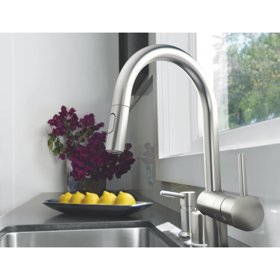 Смеситель для кухни с выдвижным изливом Grohe Minta (32321DC2)