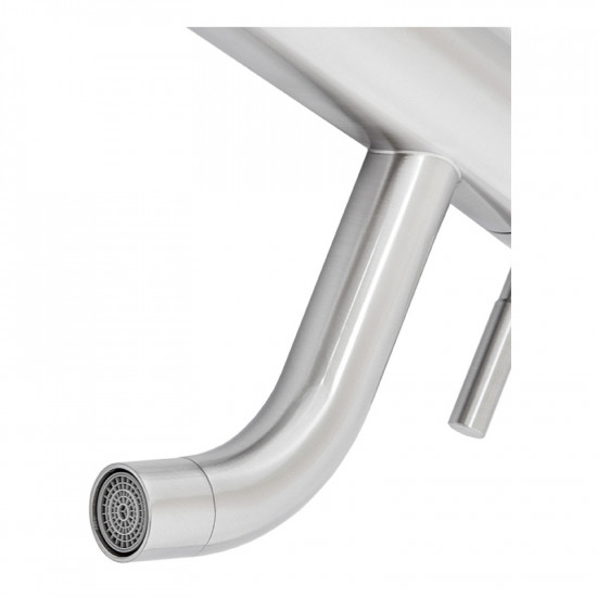 Змішувач для умивальника Armata SUS-001-B (нерж. сталь) (CH6179)