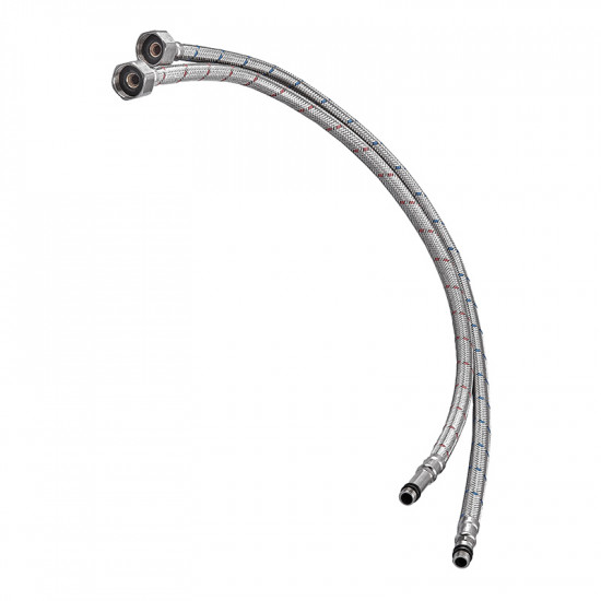 Гибкая подводка Champion FH-01-F1/2"xM10-60 нержавейка (пара) (AC0669)