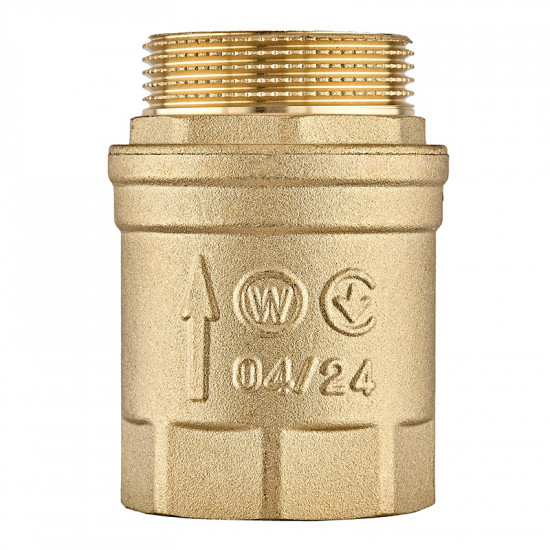 Клапан зворотній для байпаса Waterpro WP601-40FM - 1 1/2" латунь, куля EPDM (WP3333)