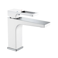 Смеситель для раковины Mixxus Premium WALTER 001 (NUT) WHITE-CHROME (MI6620)