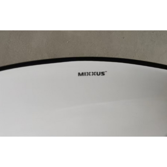 Раковина накладна MIXXUS PREMIUM ELLIPSE-0108 EDGE BLACK 400х330х145mm (MP6527)