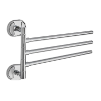 Тримач для рушника поворотний (3 планки) Zerix AFB-0113 (ZX5045)