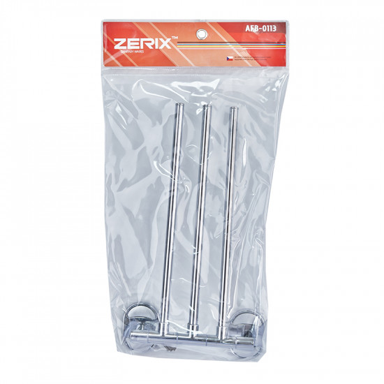 Держатель для полотенца поворотный (3 планки) Zerix AFB-0113 (ZX5045)