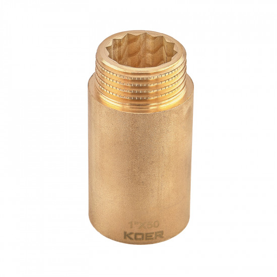 Подовжувач Koer KF.E10-50.WN - 1"-50мм без нікелю (KR5674)