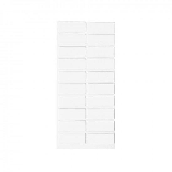 Кліпса кабельна Ø6-8 мм Polax самоклеюча 33х13 мм, 20 шт (37-174)