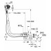 Сифон для ванни без комплекту верхньої монтажної частини GROHE Talentofill (28991000) напівавтомати