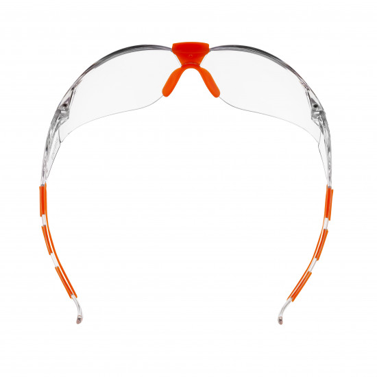 Окуляри захисні прозорі Polax з полікарбонатними лінзами та накладною для носа (53-055)