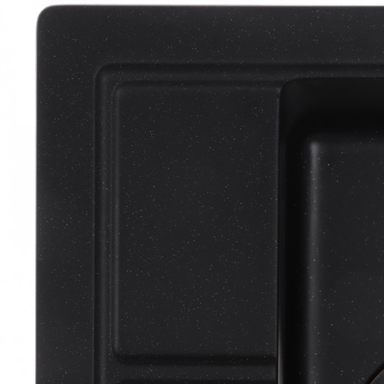 Мийка кухонна Zerix ZS-4651S-14 Чорний металік (ZX4570)