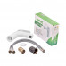 Змішувач для умивальника Plamix Lucas-001 SET White з підведенням (PM0706)
