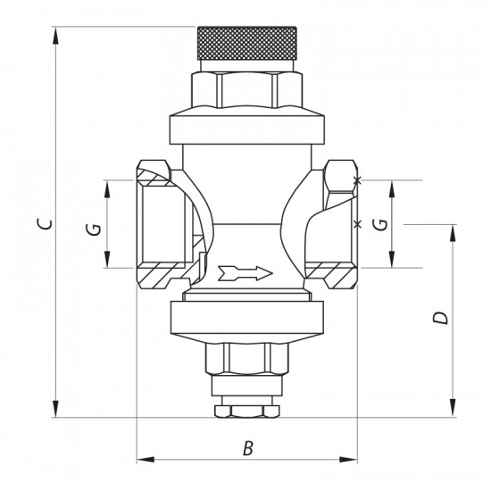 Редуктор тиску Koer KR.1252 3/4 "(KR2664)