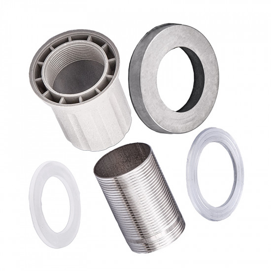 Змішувач для умивальника Armata SUS-001-A(N) з коротким виливом з нерж. сталі (без підведення)  (CH