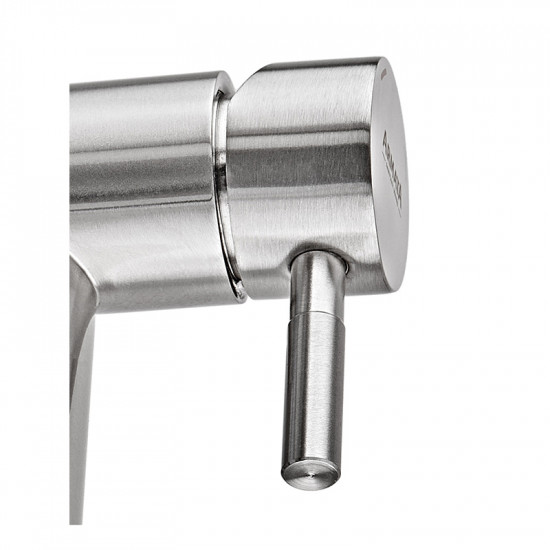 Змішувач для умивальника Armata SUS-001-A(N) з коротким виливом з нерж. сталі (без підведення)  (CH