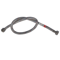 Гибкий шланг для подключения воды гайка 1/2'' - гайка 1/2'' (120 см) (силик. оболочка) Zerix (ZX30)