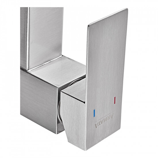 Змішувач для умивальника Armata Kub -001 з нерж. сталі (CH6491)