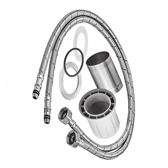 Змішувач для умивальника Armata Kub -001 з нерж. сталі (CH6491)