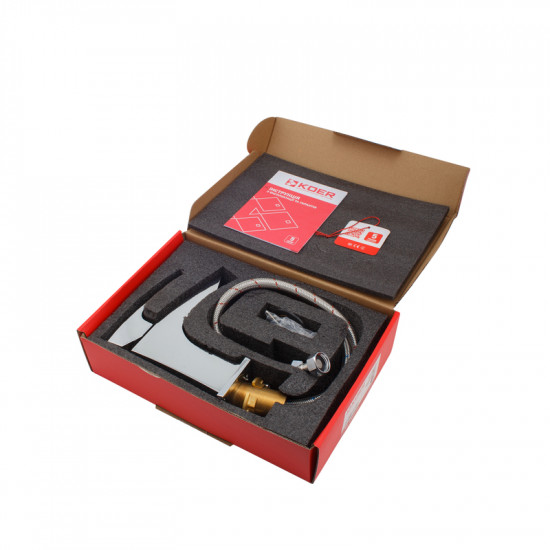 Змішувач для умивальника Koer KB-10007-01 (Колір хром) (KR3438)