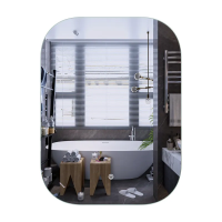 Зеркало Mixxus Premium DIVERSE MR15-80x60-REVERSE (LED Touch, Anti-fog, димер (3-6,5kK)) (MP6638)