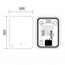 Зеркало Mixxus Premium DIVERSE MR15-80x60-REVERSE (LED Touch, Anti-fog, димер (3-6,5kK)) (MP6638)