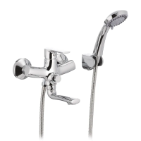 Смеситель для ванной Mixxus Premium PUSH Chr-009 (перекл. кнопкой) (MI1664) Смеситель для ванной Mixxus Premium PUSH Chr-009 (перекл. кнопкой) (MI1664)