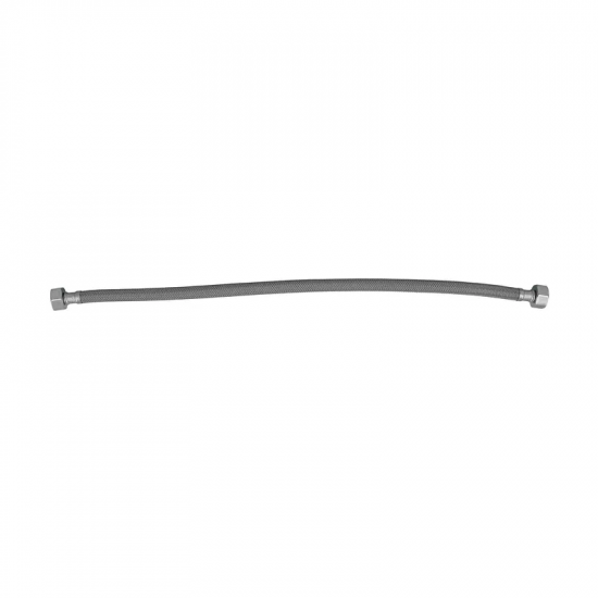 Гнучке підведення Zerix ZHN-02-F1/2"xM10-120 (нейлонове обплетення, гайки нерж) (пара) (ZX5161)