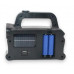 Ліхтар переносний 6168-3LED+5COB, power bank, 2х18650 акум., сонячна батарея, ЗУ microUSB, Box (20057)
