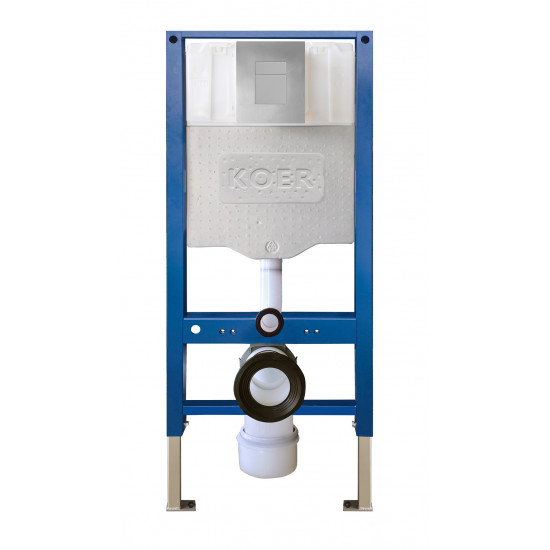 Інсталяція для підвісного унітазу Koer KT-0504-01 500x126x1150mm з панеллю змиву KT-0607-01 Хром (K