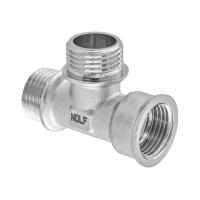 Тройник Nolf NFC.T06FMM-N-1/2''FMM никелированный (NF3099)