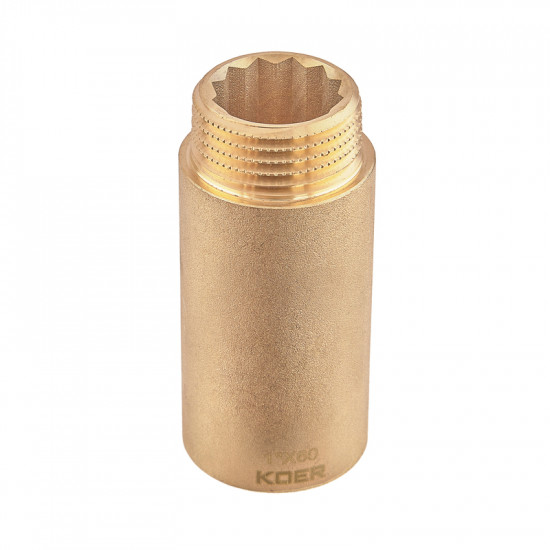 Подовжувач Koer KF.E10-60.WN - 1"-60мм без нікелю (KR5675)