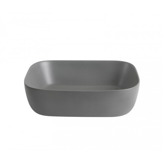 Раковина накладна Mixxus Premium DIVERSE-0116 GRAY 455x330x135mm (MP6651)
